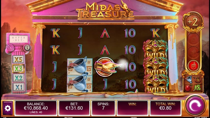 Midas Treasure slot screen 3