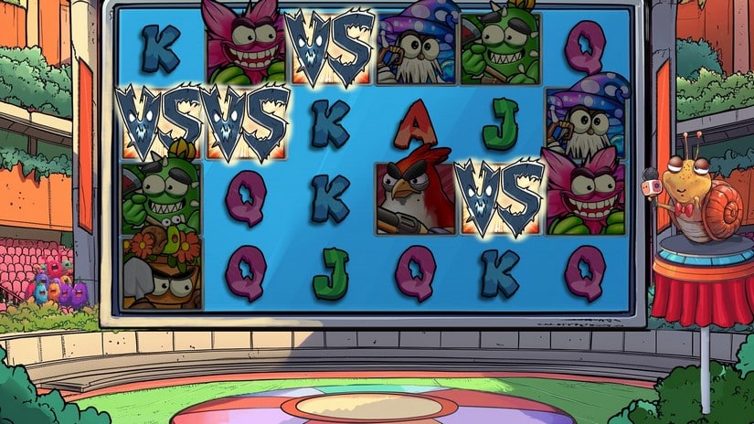 Garden Gladiators slot screen 2