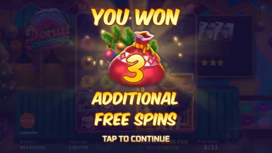 Detective Donut Christmas slot screen 5