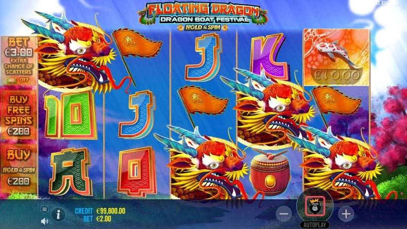 Floating Dragon – Dragon Boat Festival slot screen 3