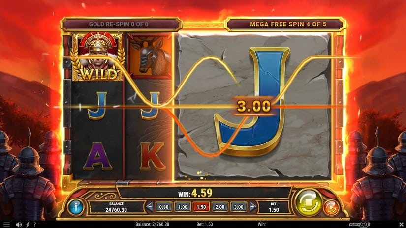 Legion Gold Victory! slot screen 3