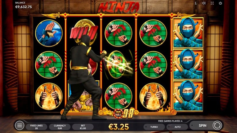 Ninja slot screen 5