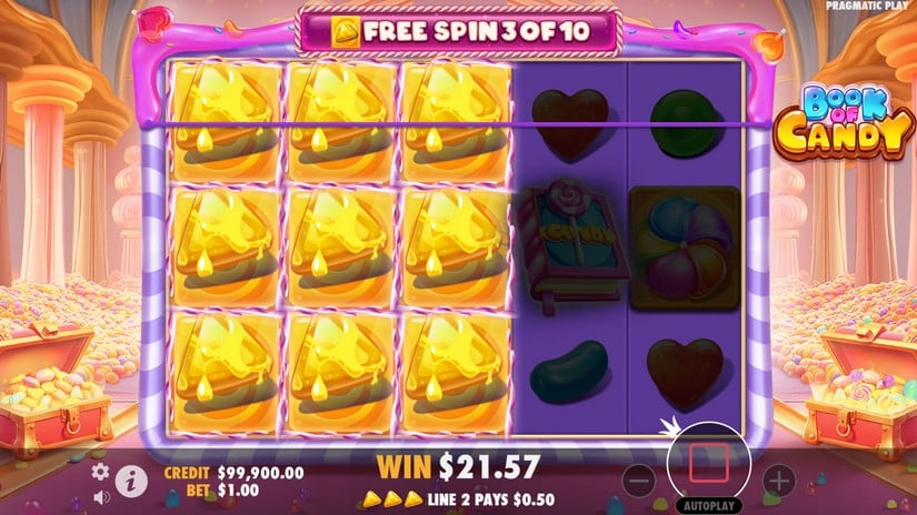 Book of Candy slot screen 6