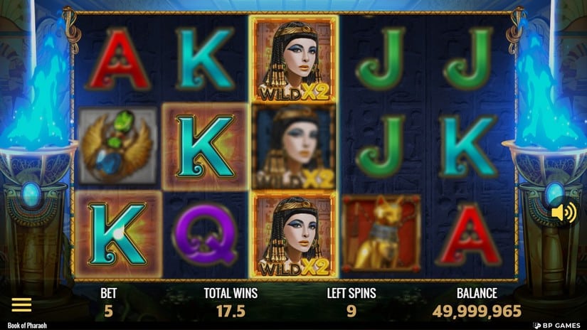 Book of Pharaoh slot screen 5