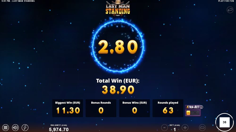 Last Man Standing Burst Mode