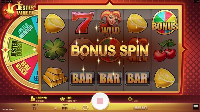 Jester Wheel slot screen 4