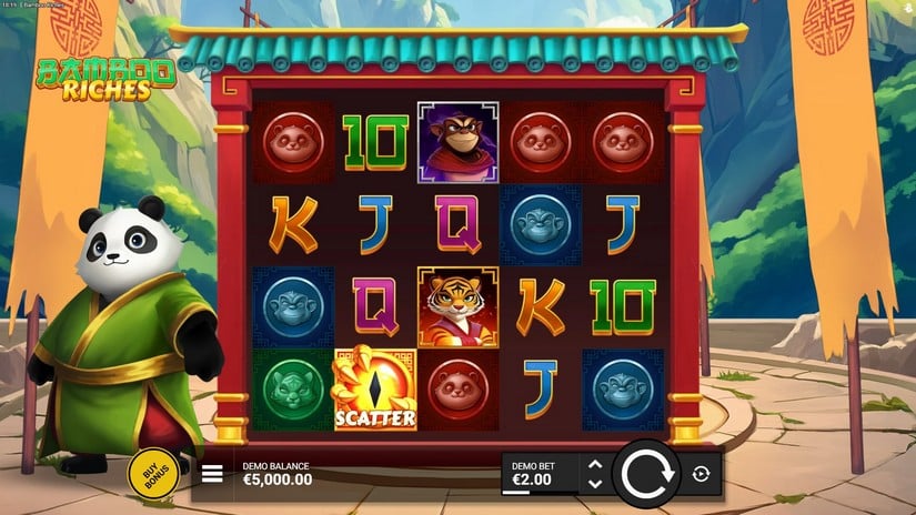Bamboo Riches slot screen 1