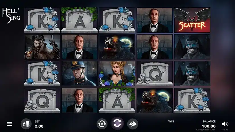Hell’Sing slot screen 1