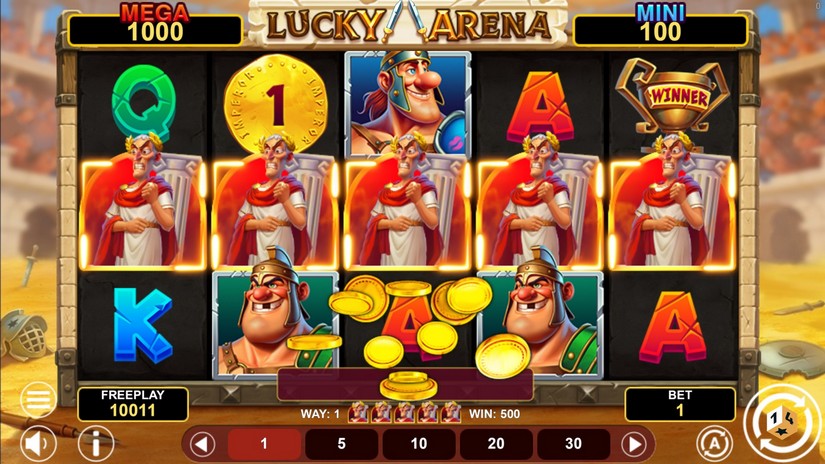 Lucky Arena Hold And Win slot screen 2