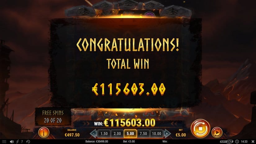 Beasts of Fire slot screen 9