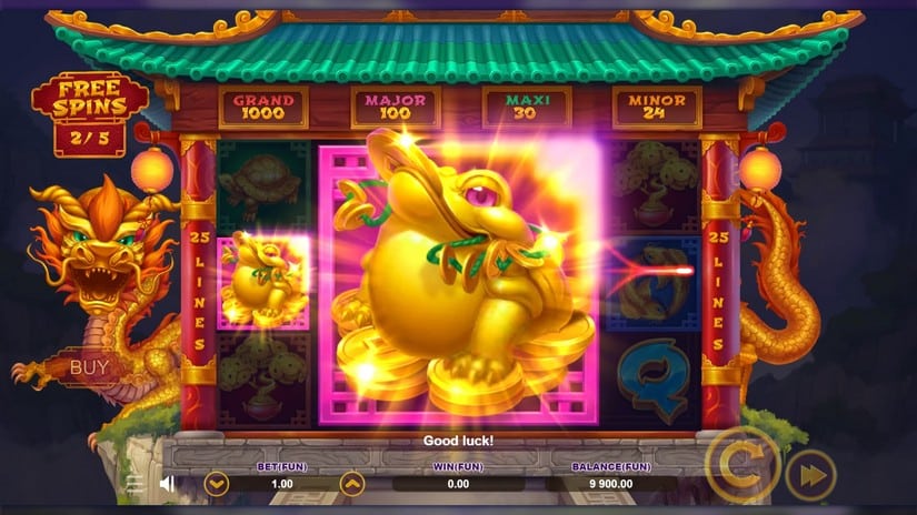 Golden Dragon slot screen 3