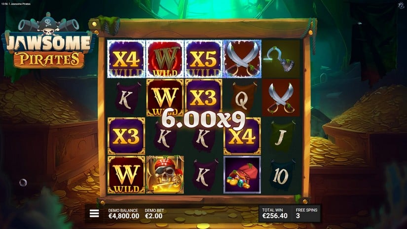 Jawsome Pirates slot screen 5