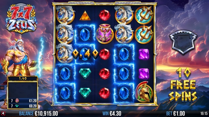 7×7 Zeus slot screen 4
