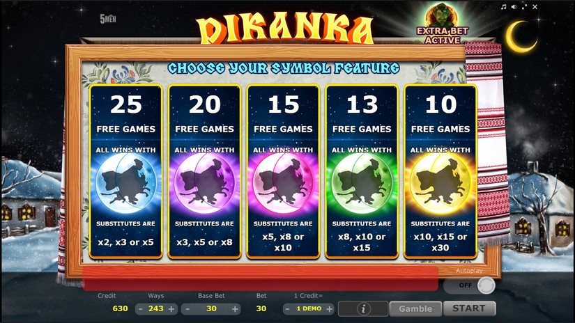 Dikanka slot screen 4
