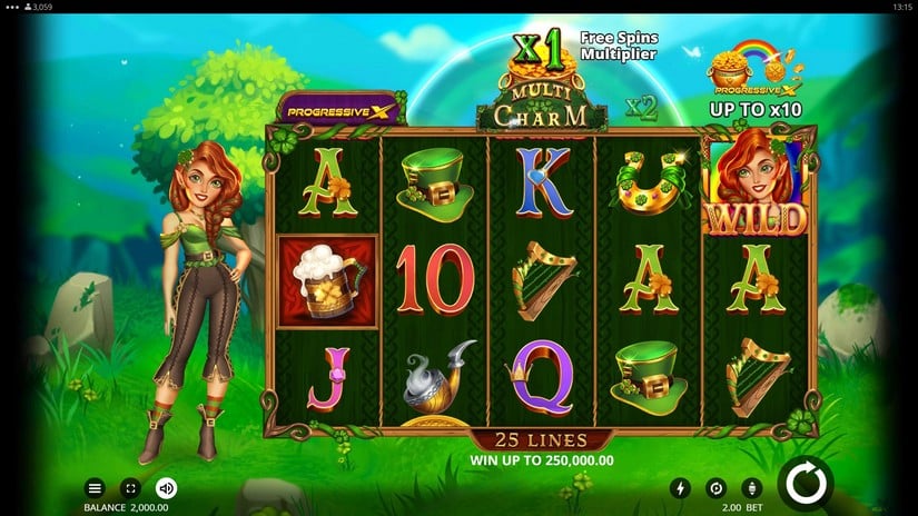 Multi Charm slot screen 1