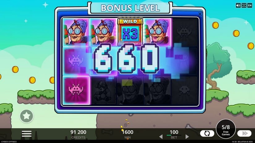 Cyber Gypsies slot screen 4