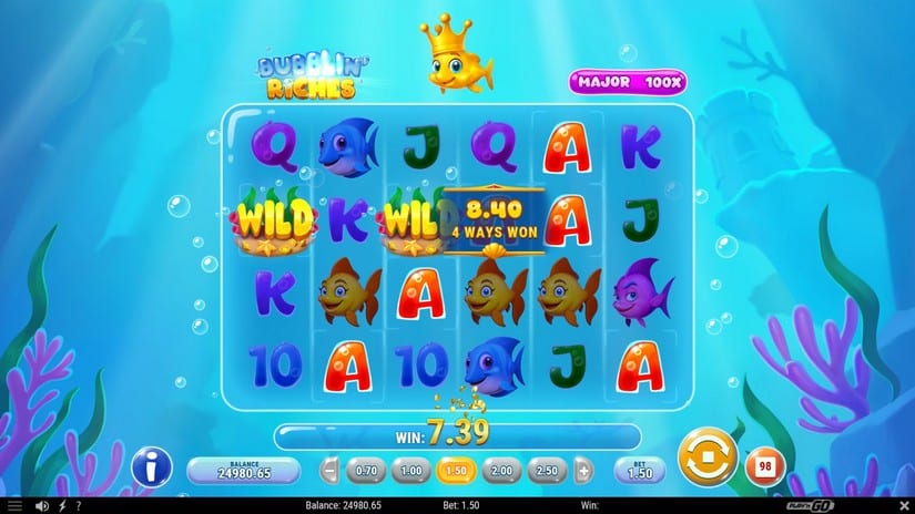 Bubblin’ Riches slot screen 2