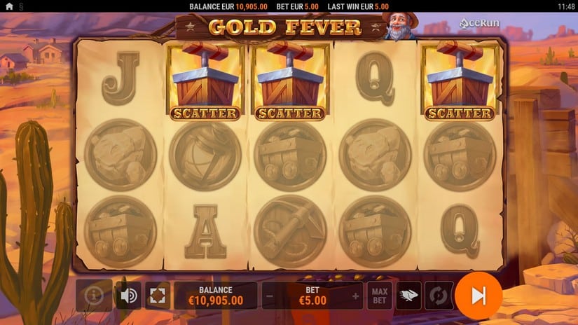 Gold Fever slot screen 2