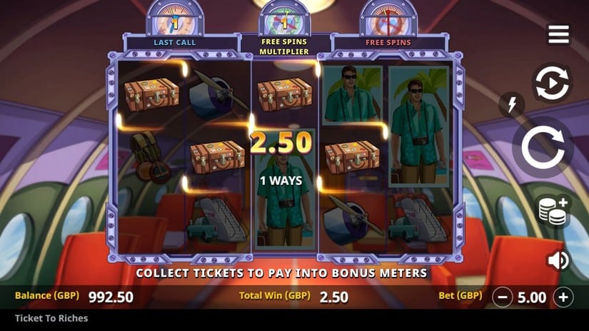 Ticket to Riches slot screen 2