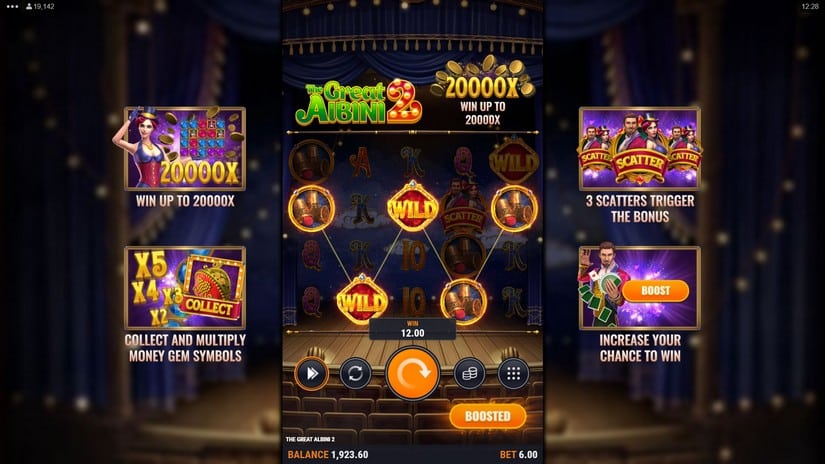 The Great Albini 2 slot screen 3