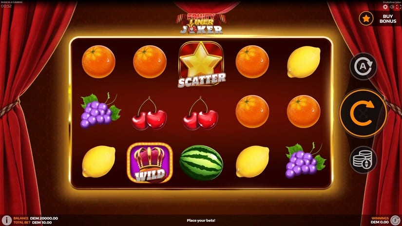 Fruityliner Joker slot screen 1