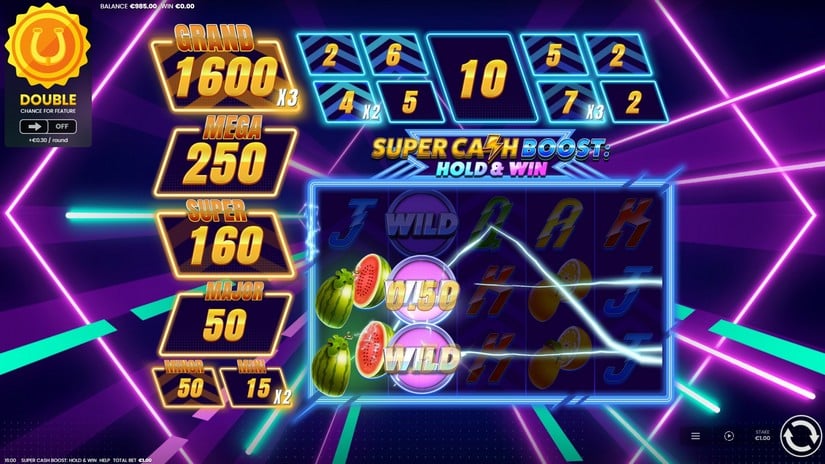 Super Cash Boost Hold & Win slot screen 3