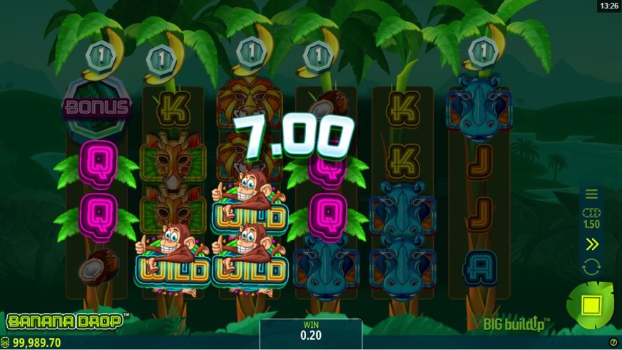Banana Drop slot screen 3