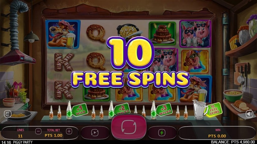 Piggy Party slot screen 4