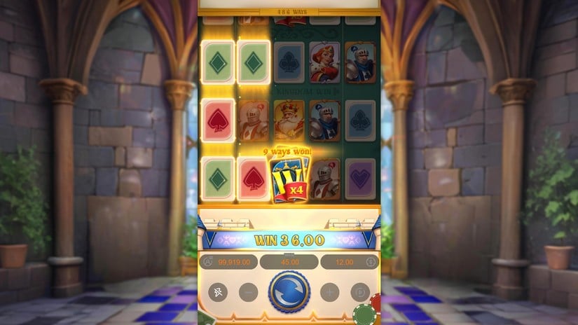Poker Kingdom Win slot screen 3