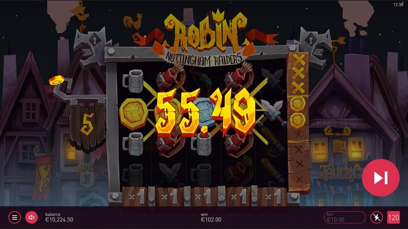 Robin – Nottingham Raiders slot screen 5