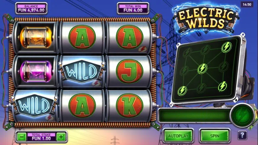 Electric Wilds slot screen 2