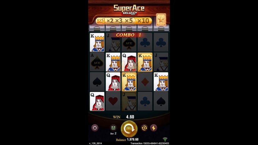 Super Ace Deluxe slot screen 3