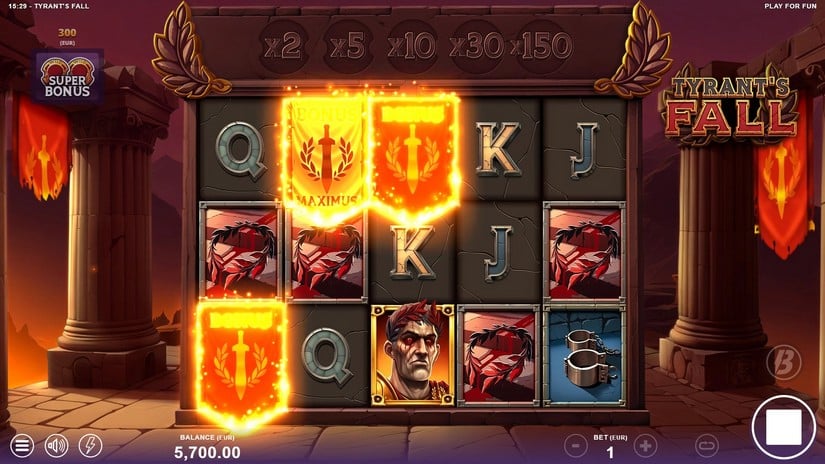Tyrant’s Fall slot screen 2