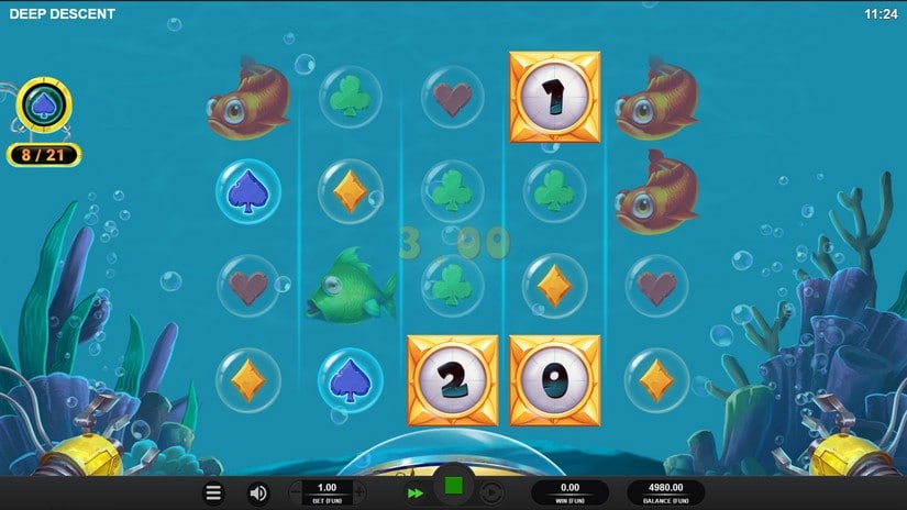 Deep Descent slot screen 3
