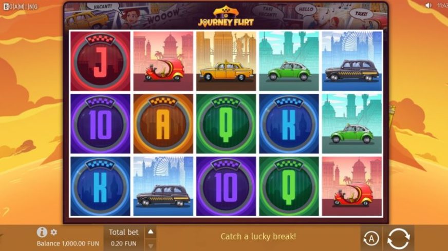 Journey Flirt slot screen 1