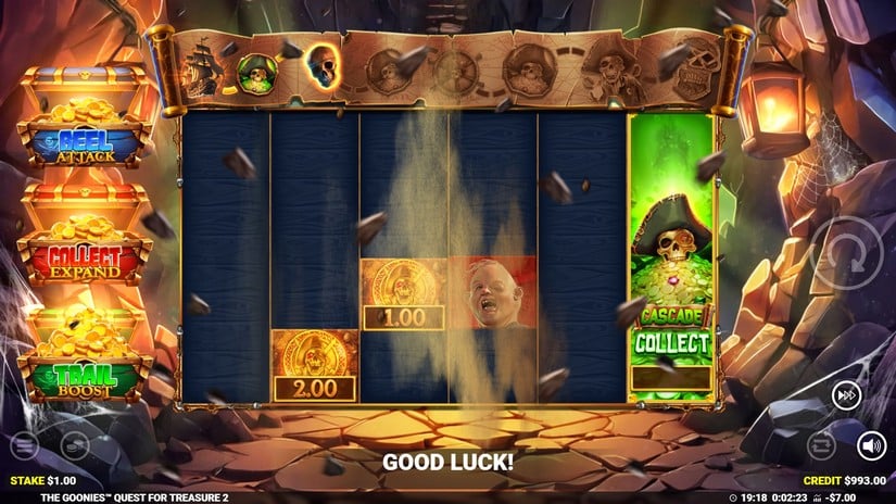 The Goonies Quest for Treasure 2 slot screen 5