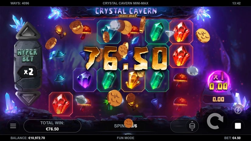 Crystal Cavern Mini-Max slot screen 7