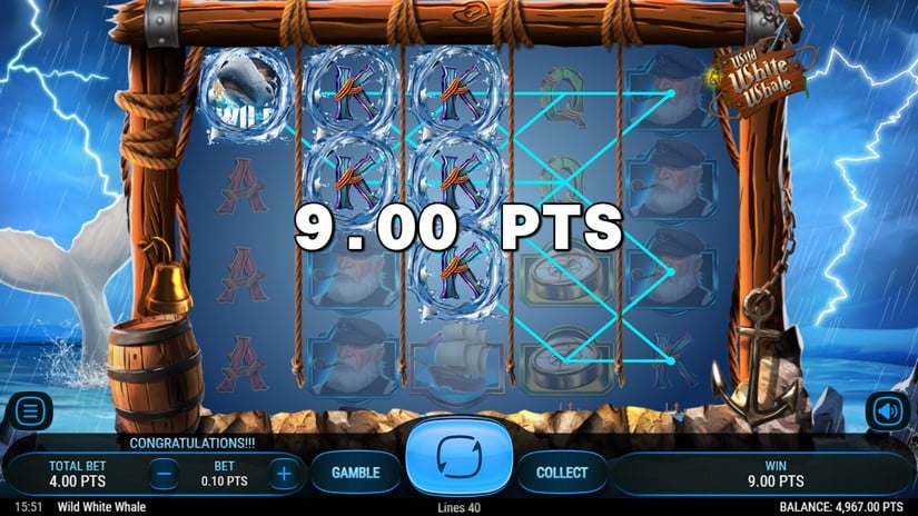 Wild White Whale slot screen 4