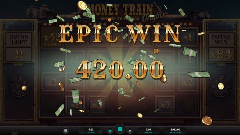 Money Train Origins Dream Drop slot screen 6