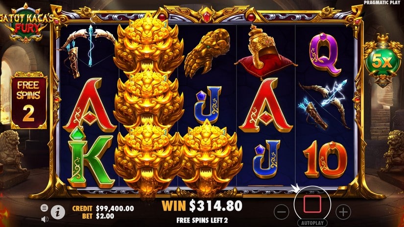 Gatot Kaca’s Fury slot screen 8