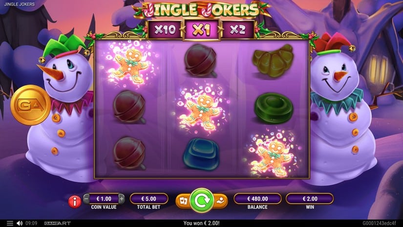 Jingle Jokers slot screen 2