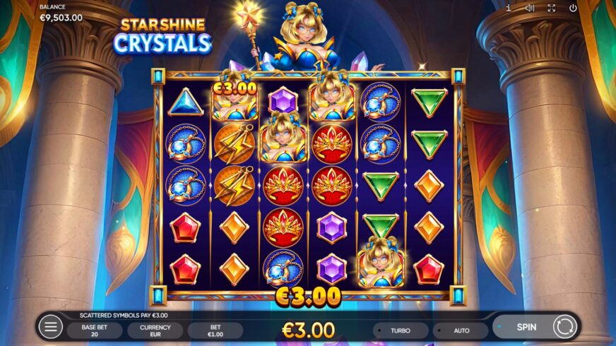 Starshine Crystals slot screen 2