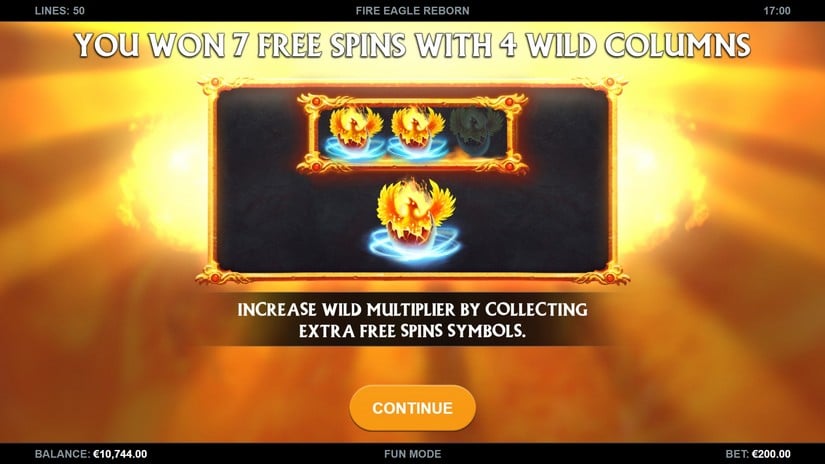 Fire Eagle Reborn slot screen 4