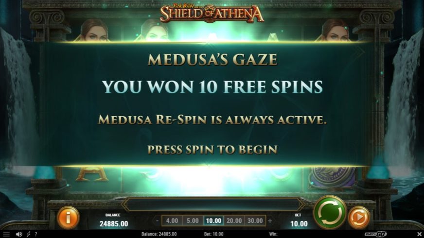 Rich Wilde and the Shield of Athena slot screen 3