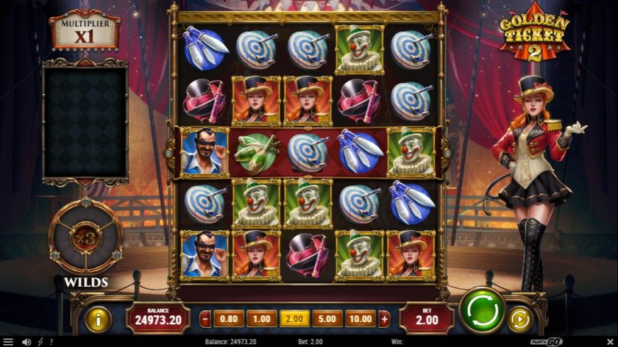 Golden Ticket 2 slot screen 1