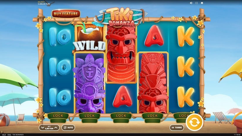 Tiki Bonanza slot screen 1