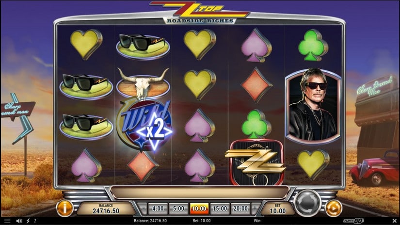 ZZ Top Roadside Riches slot screen 4
