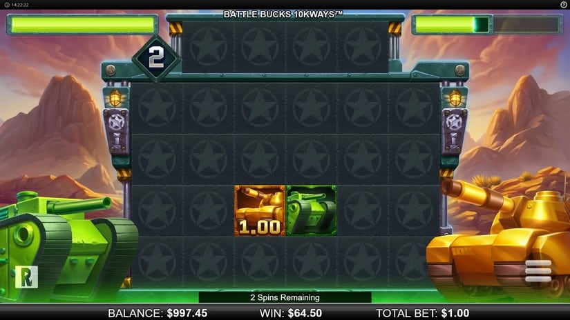 Battle Bucks 10k Ways slot screen 5