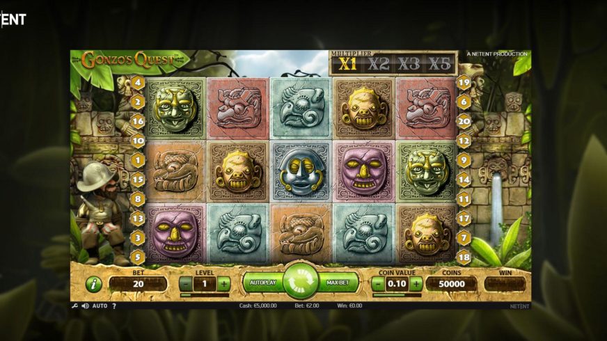 Gonzo’s Quest slot screen 3