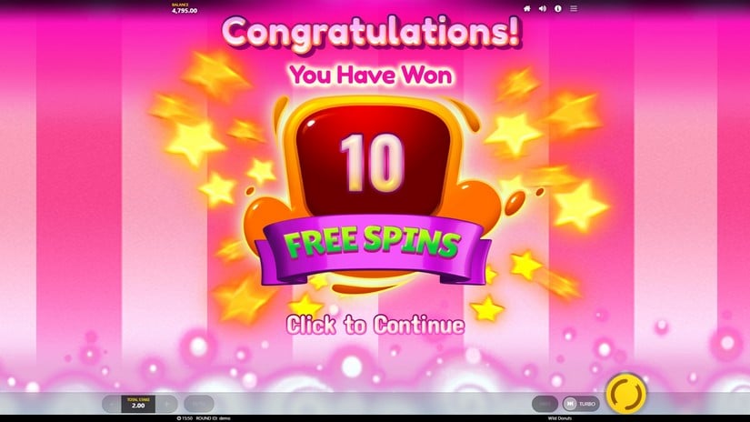 Wild Donuts slot screen 4